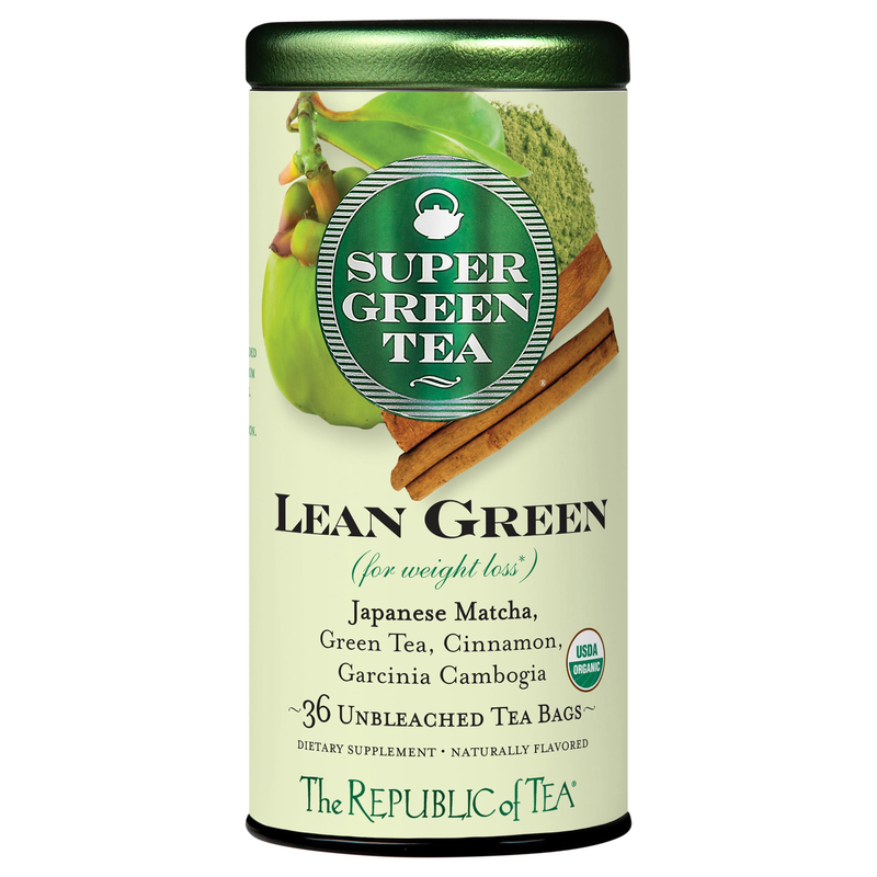 The Republic of Tea Tea Bags Lean Green Unbleached Cinnamon