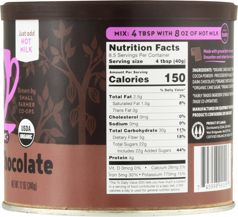 Equal Exchange Organic Dark Hot Chocolate | Giant Eagle | Because