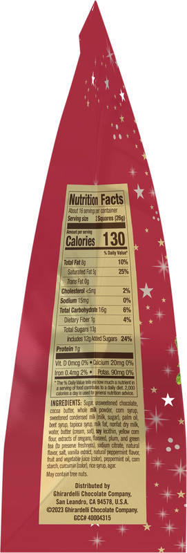 クリスマスパタパタボックス【II】 GHIRARDELLI Holiday Chocolate Assortment Squares, 14.8 oz Bag