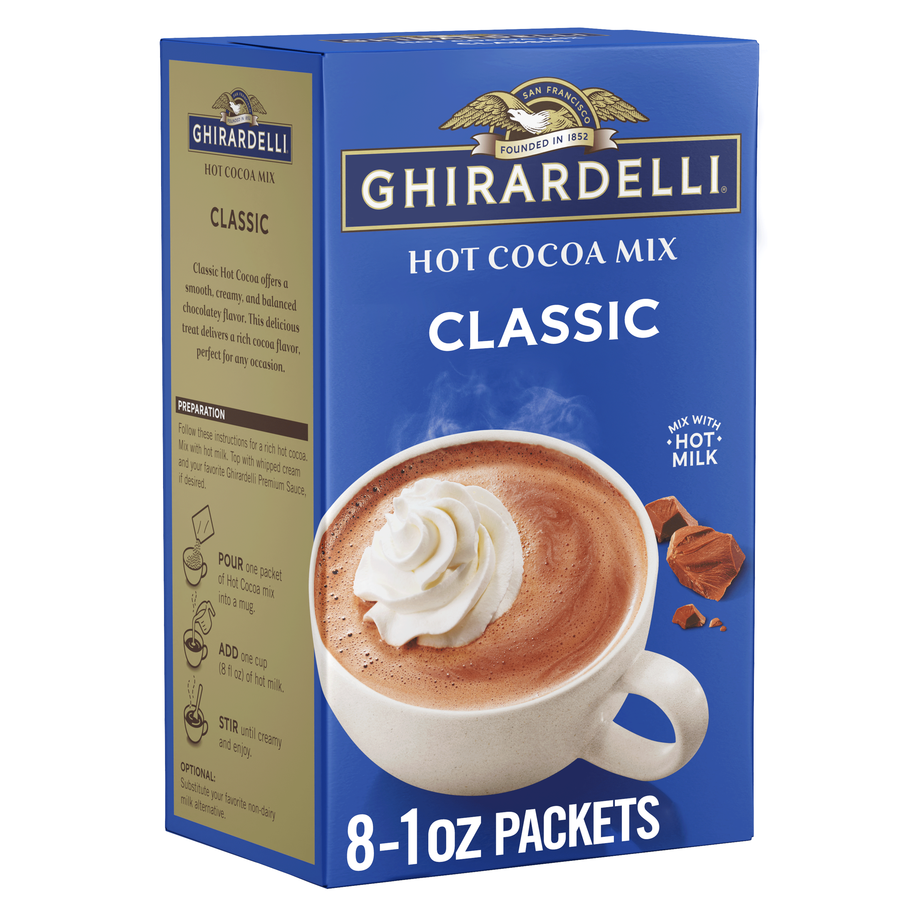 COCOAページ GHIRARDELLI Classic Hot Cocoa Mix, 8-1 oz Packets | Giant Eagle