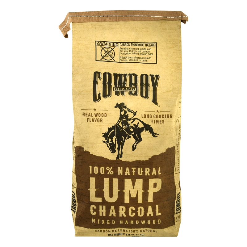 英語 食糧補充/Stock Up 4枚　NM Cowboy Lump Charcoal, 100% Natural, Mixed Hardwood | Giant Eagle