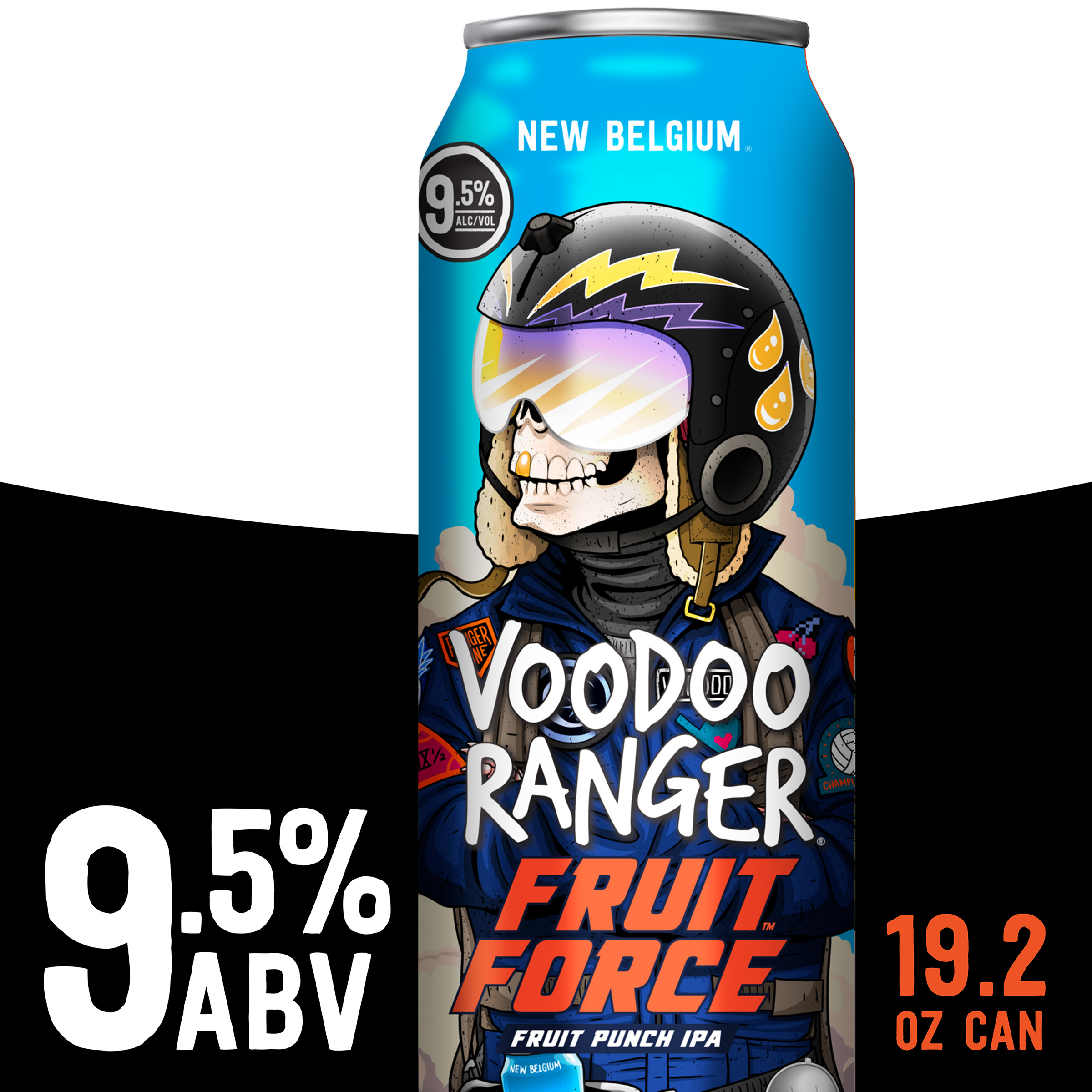 Voodoo Ranger Fruit Force Hazy Punch IPA Beer, 19.2 fl oz Can