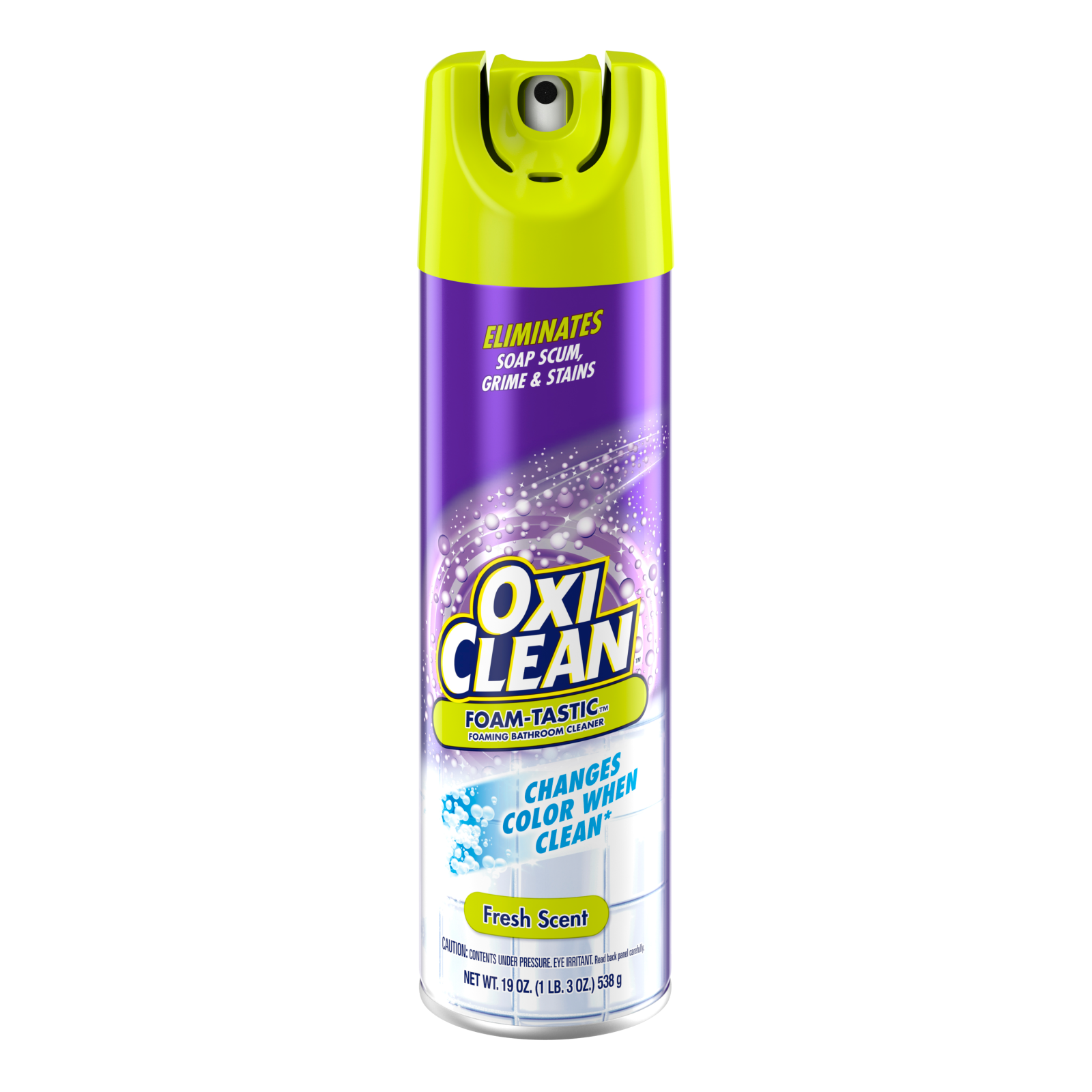 OxiClean Foam-Tastic Foaming Bathroom Cleaner, Fresh Scent, 19 Oz