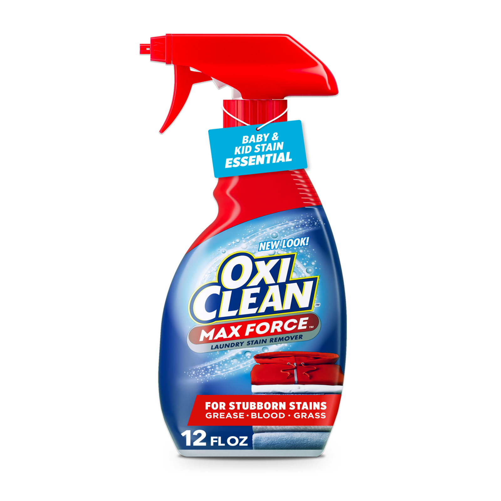 OxiClean Max Force Laundry Stain Remover Spray, 12 fl oz | Giant