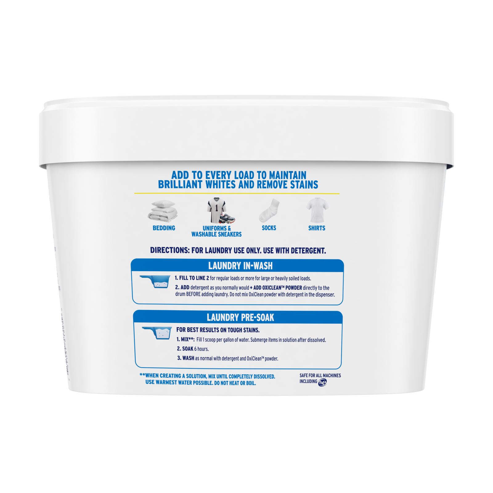 OxiClean White Revive Laundry Whitener and Stain Remover Powder, 3