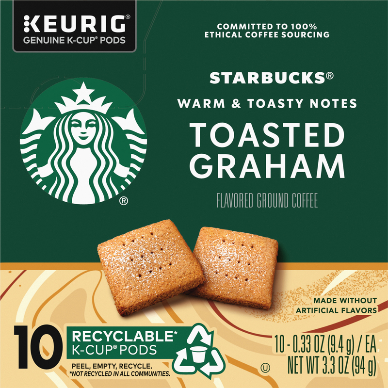 Starbucks K-Cup Coffee Pods, Flavored Hot or Iced Coffee, Toasted Graham,  10 Keurig Pods | Giant Eagle | Because It Matters