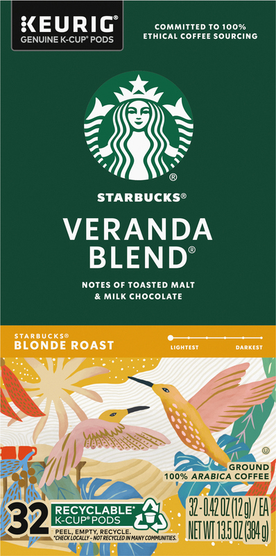 Starbucks K-Cup Coffee Pods, Starbucks Blonde Roast Coffee