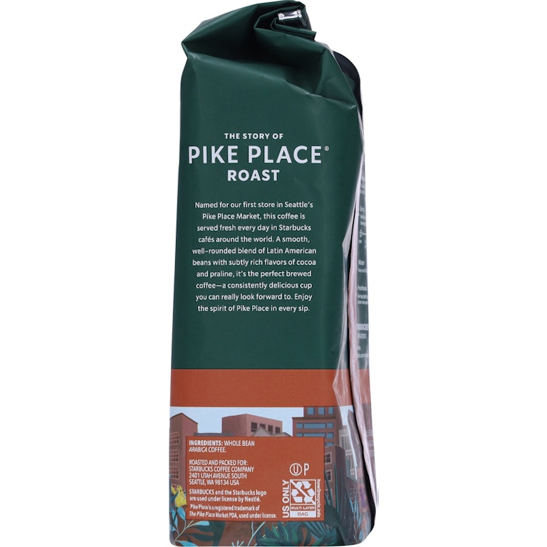 Starbucks Whole Bean, Medium Roast Coffee, 100% Arabica, 1 Bag Starbucks Whole Bean, Medium Roast Coffee, 100% Arabica, 1 Bag