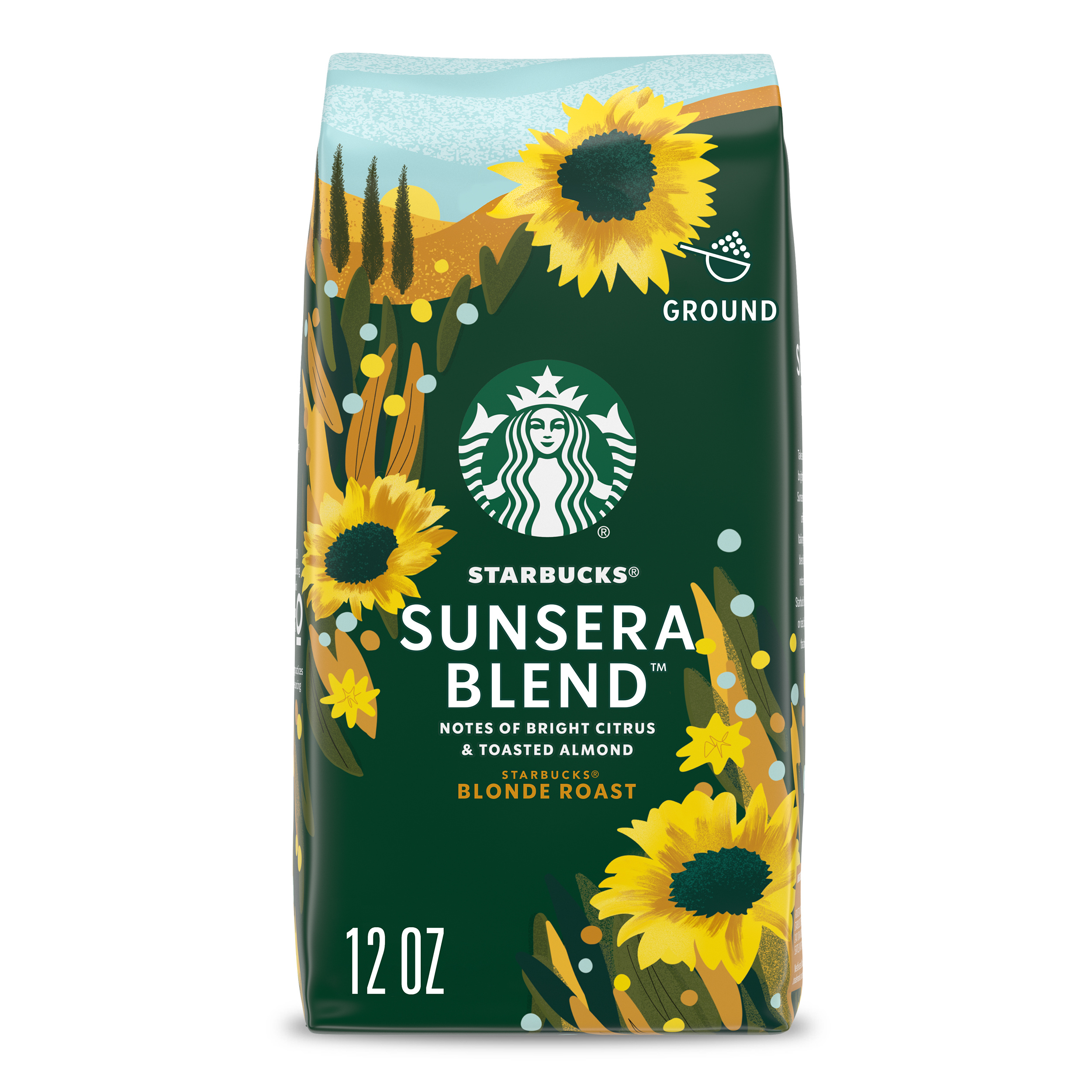 Starbucks Ground Coffee, Sunsera Blend, 100% Arabica, 1 Bag (12 Oz