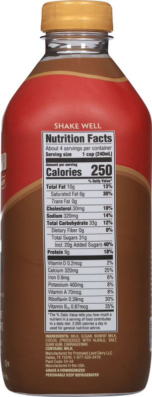 Promised Land Dairy Whole Milk, Midnight Chocolate | Giant Eagle