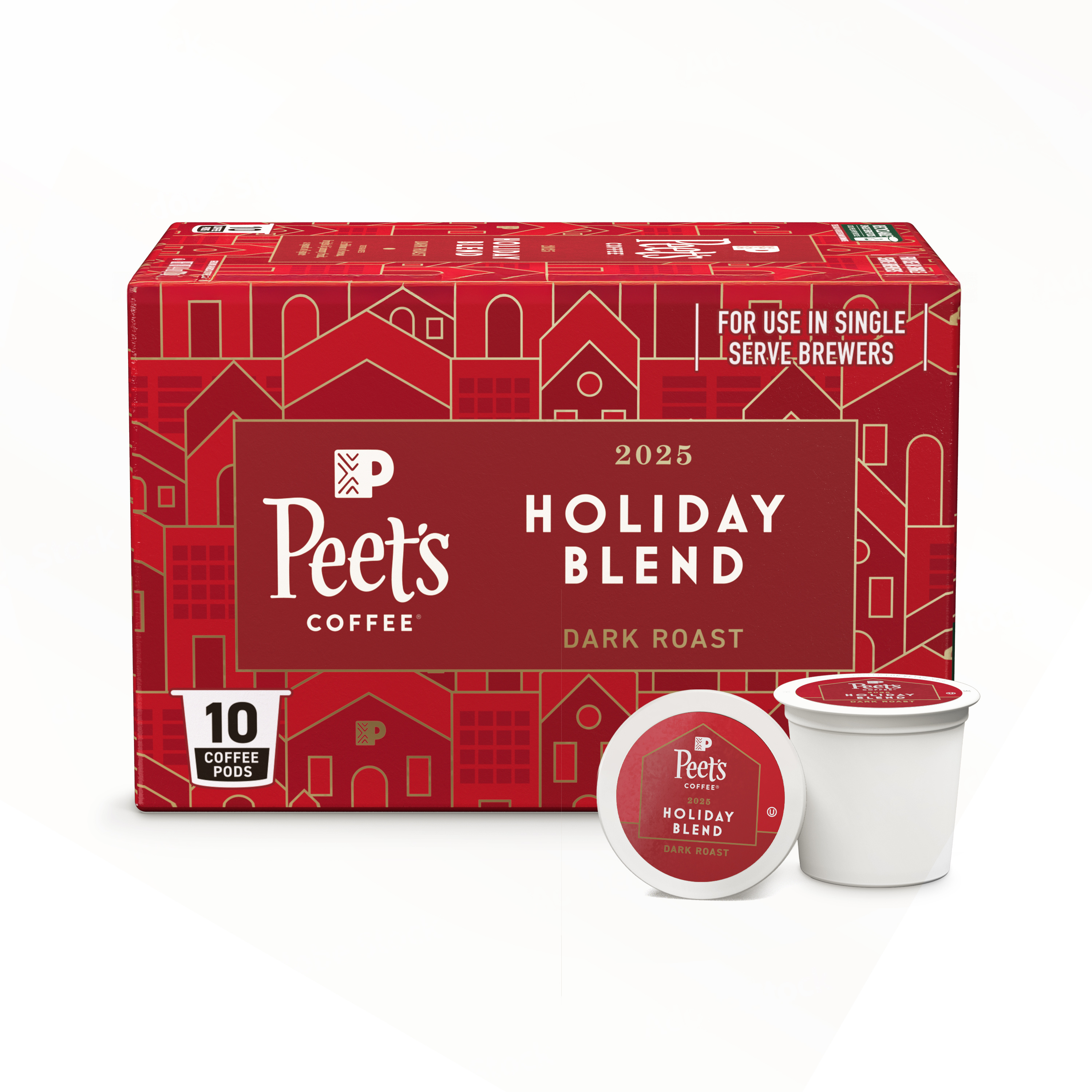 Peet's Coffee, Cafe Domingo Medium Roast Single Serve Coffee Pods