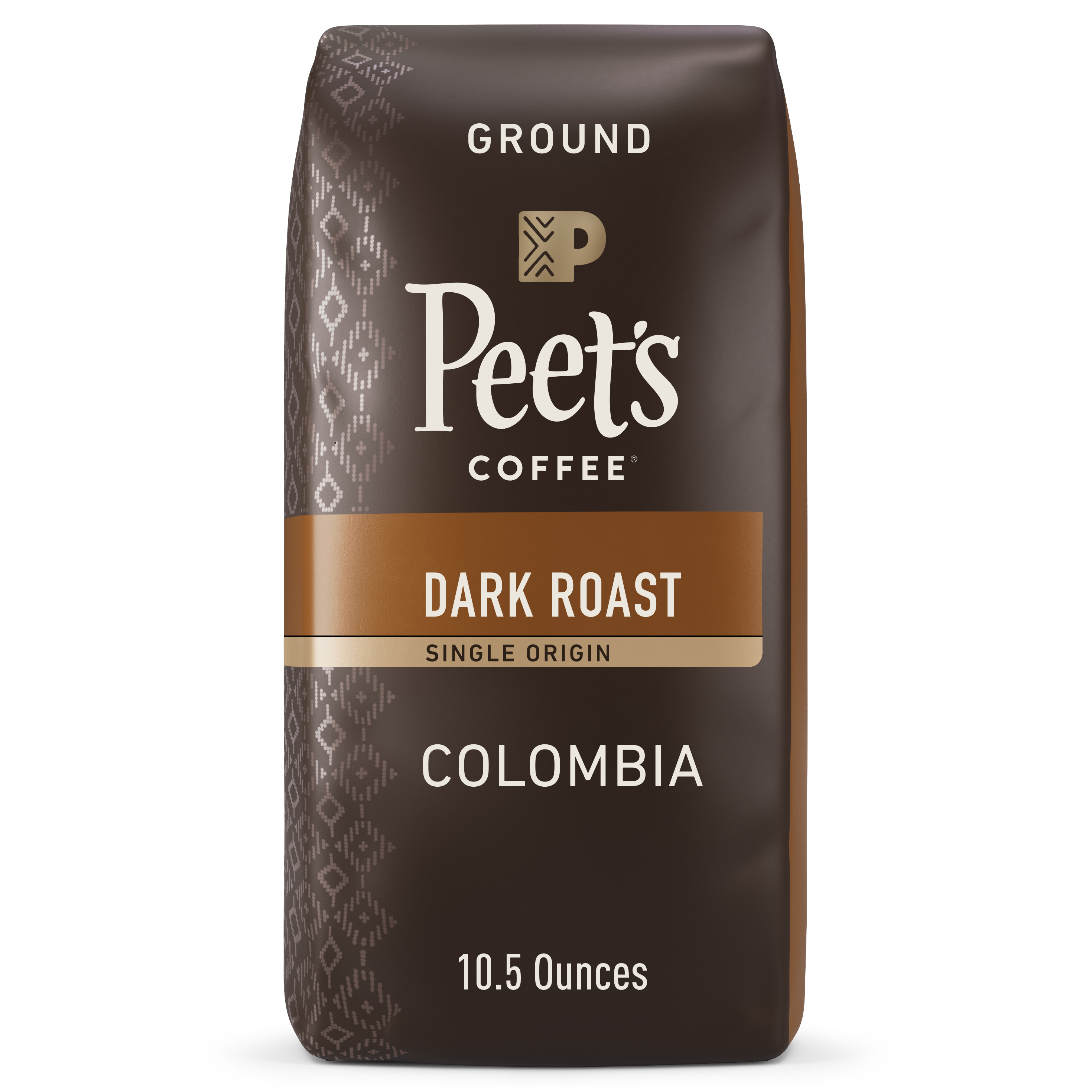 Peet's Coffee, Single Origin Colombia, Dark Roast Ground Coffee