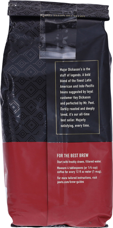 Peet's Coffee, Major Dickason's Blend, Dark Roast Ground Coffee