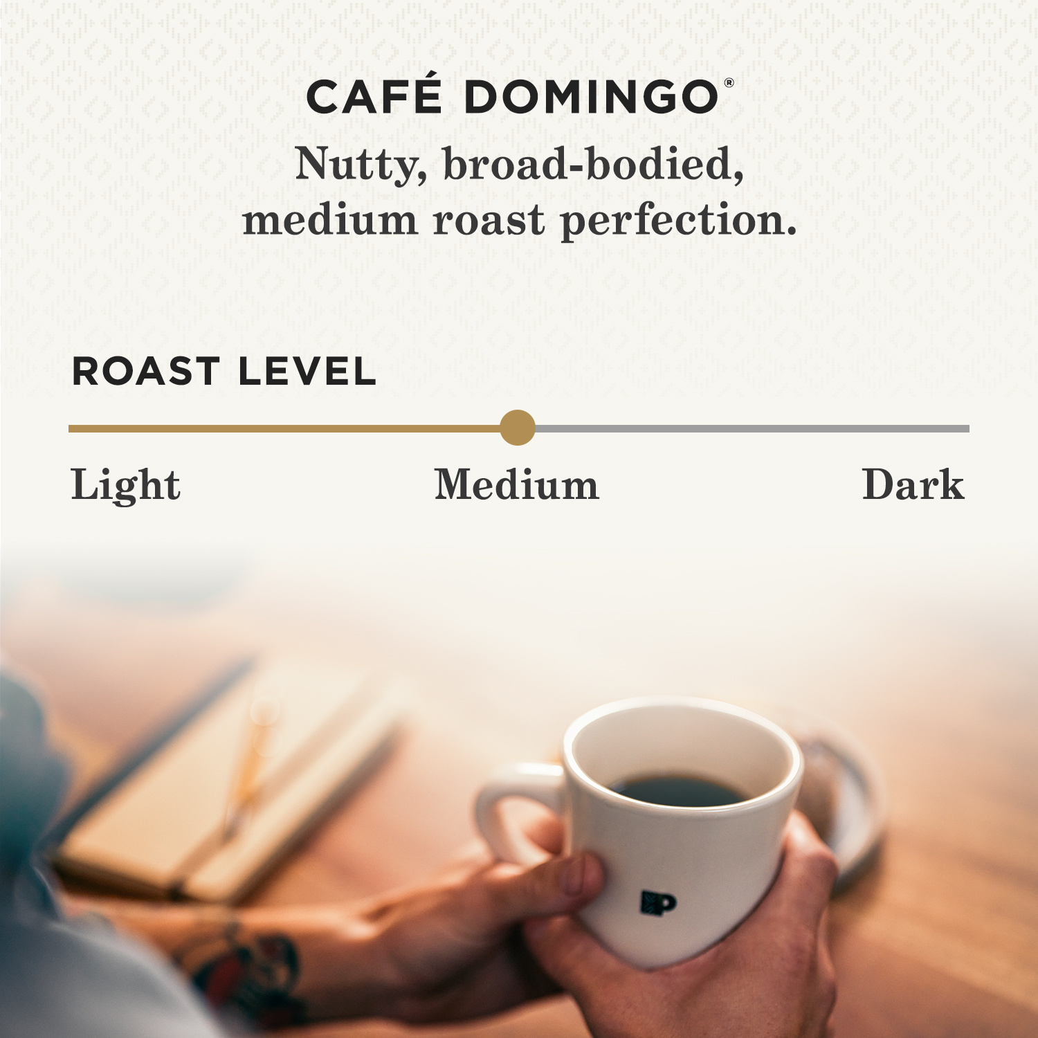 Peet's Coffee, Cafe Domingo Medium Roast Single Serve Coffee