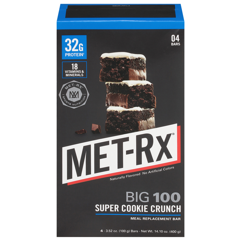MET-Rx Meal Replacement Bar, Super Cookie Crunch | Giant Eagle