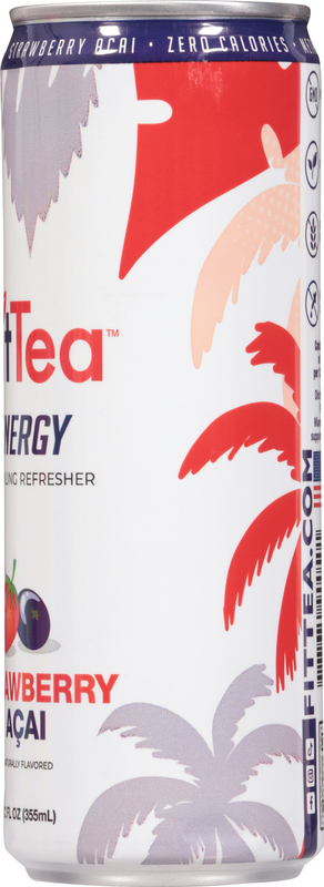FitTea Sparkling Refresher, Strawberry Acai | Giant Eagle