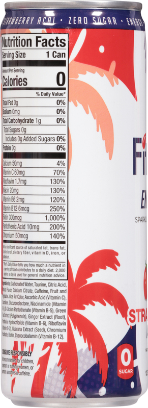FitTea Sparkling Refresher, Strawberry Acai | Giant Eagle