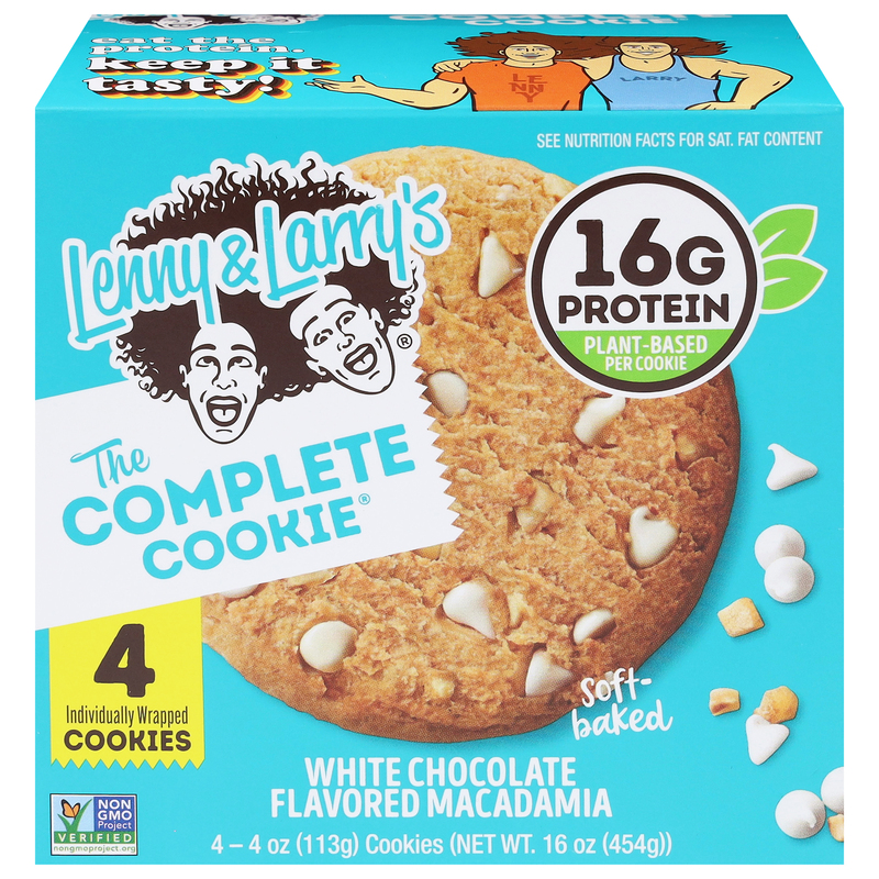 Lenny & Larry's Soft-Baked White Chocolate Flavored Macadamia