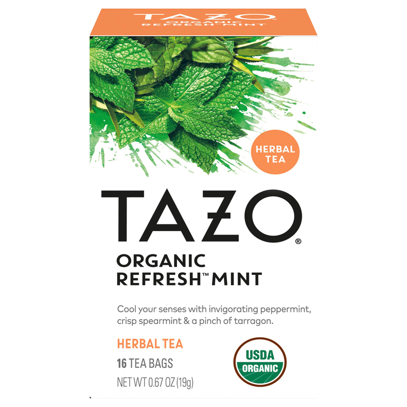 Tazo Organic Herbal Tea Bags Refresh Mint Tea | Giant Eagle