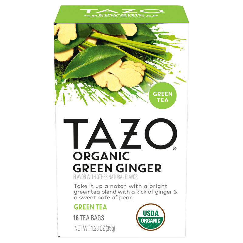 Tazo Tea Bags Organic Green Ginger Green Tea | Giant Eagle