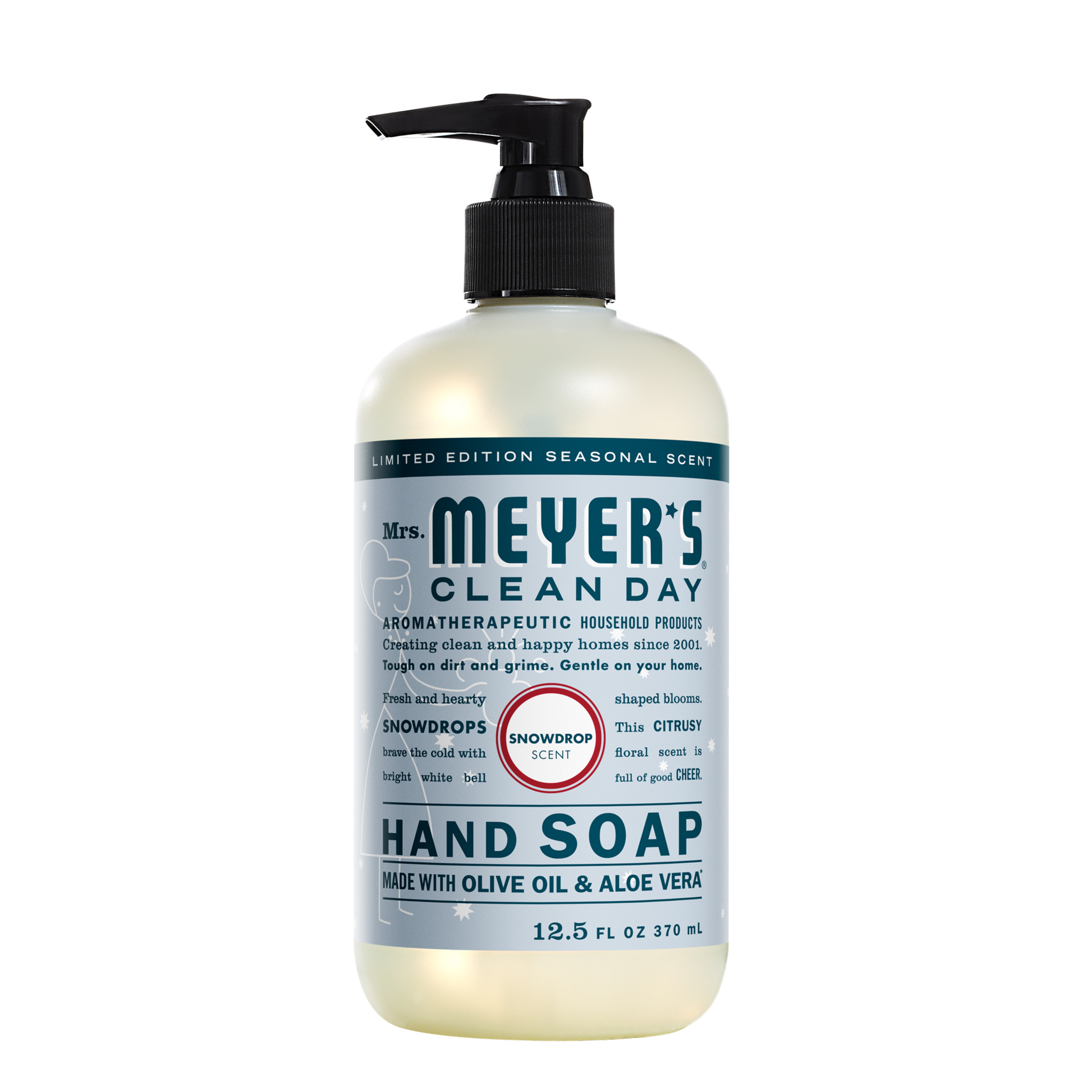 Mrs. Meyer's Clean Day Liquid Hand Soap, Limited Edition Snowdrop
