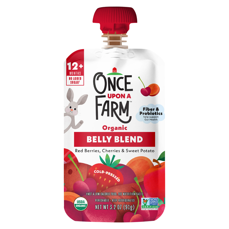 Once Upon a Farm Fruit & Veggie Blend, Organic, Apple, Sweet