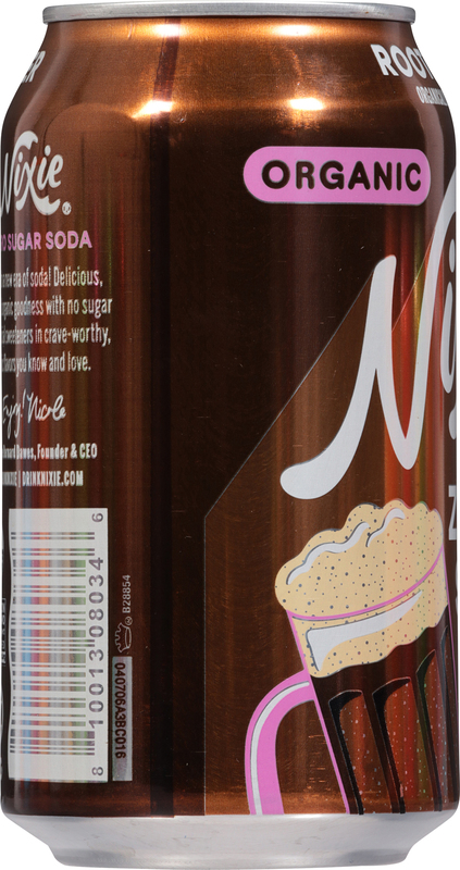 Nixie Soda, Organic, Zero Sugar, Root Beer | Giant Eagle | Because