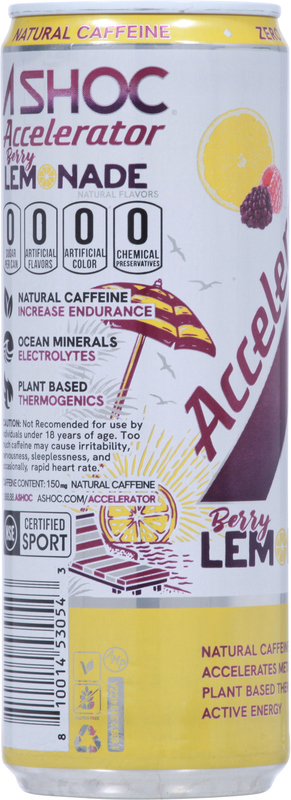 Accelerator Berry Lemonade Energy Drink, 12 fl oz can | Giant