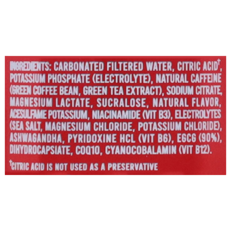 A SHOC Accelerator Cherry Ice Pop Energy Drink, 12 fl oz can