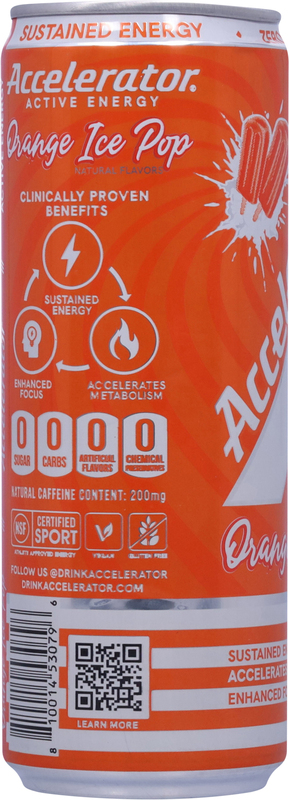 Accelerator Orange Ice Pop Energy Drink | Giant Eagle | Because It