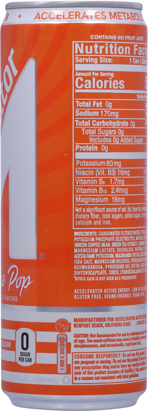 Accelerator Orange Ice Pop Energy Drink | Giant Eagle | Because It