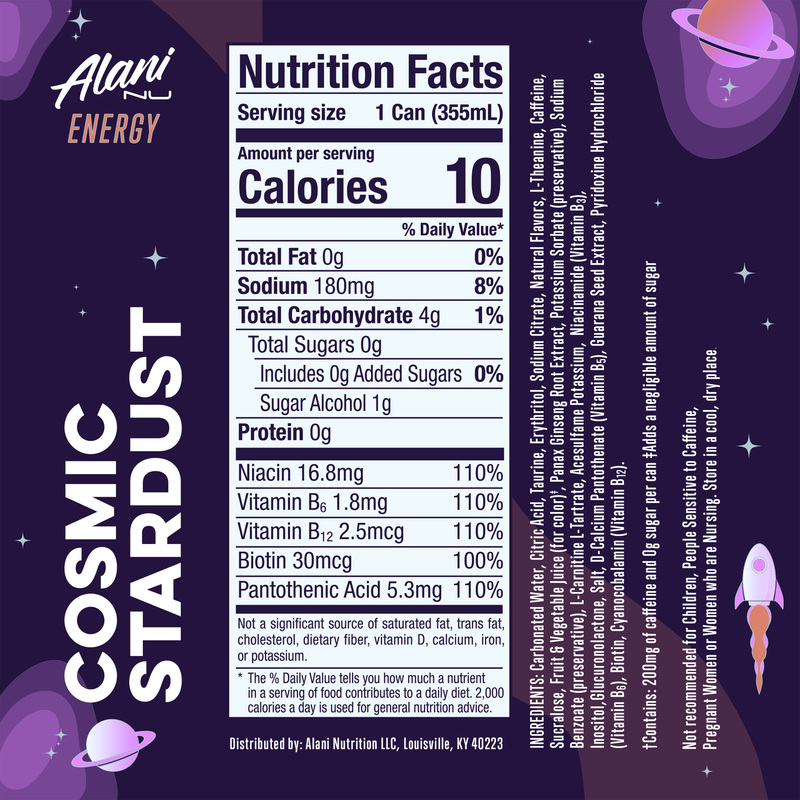 Alani Nu Cosmic Stardust Energy Drink Can | Giant Eagle | Because