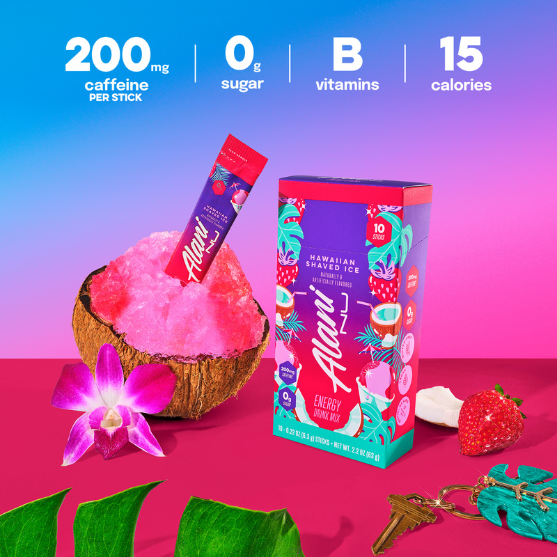 momo[alavi da、glut at hione、x393点セット] Alani Nu Energy Sticks Hawaiian Shaved Ice 10ct Box | Giant Eagle