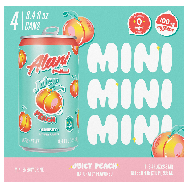 Alani Nu Juicy Peach Mini Energy Drink | Giant Eagle | Because It