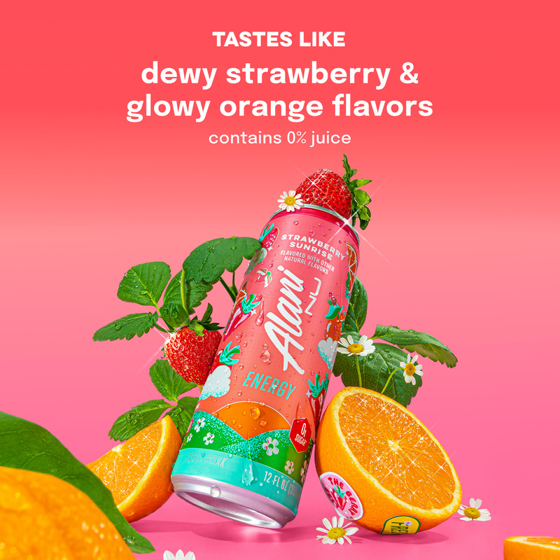 Alani Nu Strawberry Sunrise Energy Drink Can | Giant Eagle