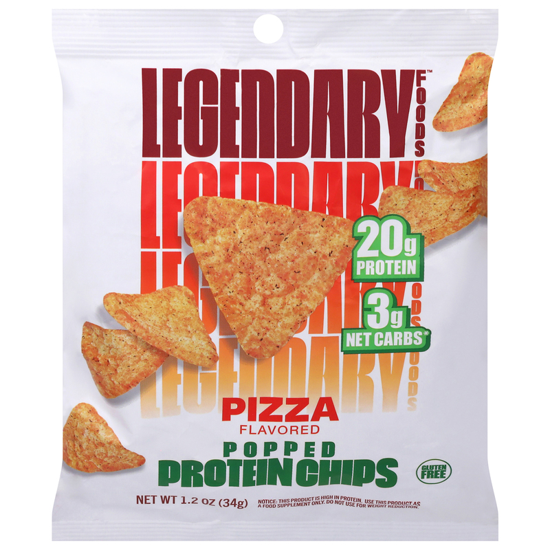 ☆provoke☆damage big foodie Legendary Foods Popped Pizza Flavored Protein Chips | Giant Eagle