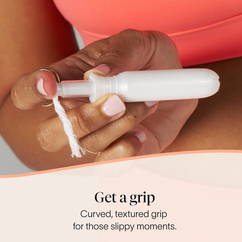 Cora 100% Organic Cotton Applicator Tampons, 32ct Super Super Plus