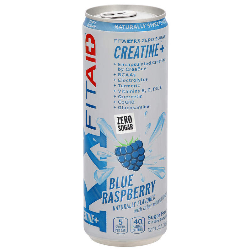 FitAid Zero Sugar Blue Raspberry Creatine+ | Giant Eagle | Because