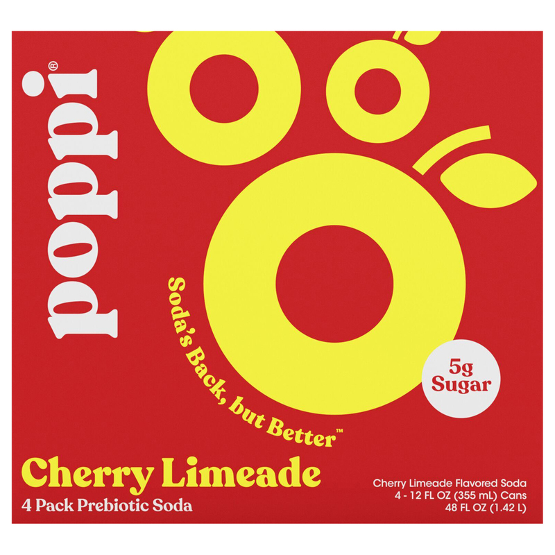 Poppi Cherry Limeade Prebiotic Soda | Giant Eagle | Because It