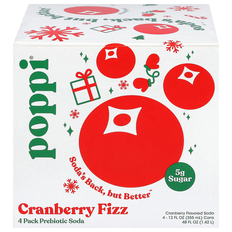 Poppi Cranberry Fizz Prebiotic Soda | Giant Eagle | Because It