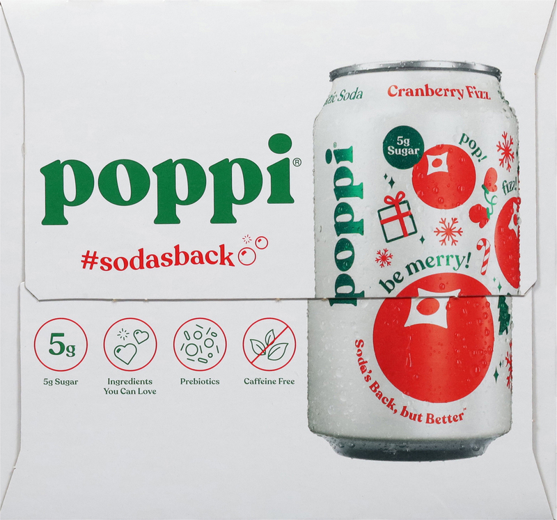 Poppi Cranberry Fizz Prebiotic Soda | Giant Eagle | Because It