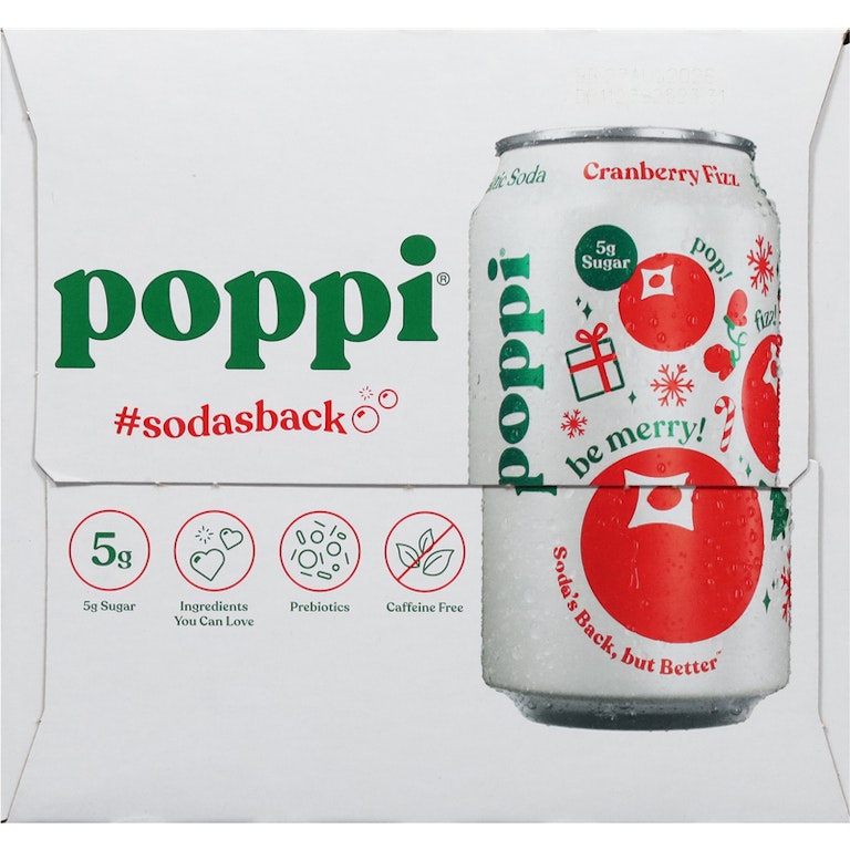 Poppi Cranberry Fizz Prebiotic Soda | Giant Eagle | Because It Poppi Cranberry Fizz Prebiotic Soda | Giant Eagle | Because It