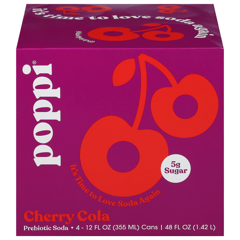 Poppi Soda, Cherry Cola, Prebiotic | Giant Eagle | Because It