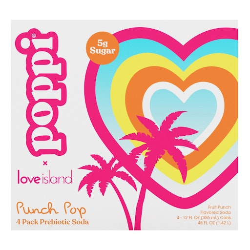 Poppi Love Island Punch Pop Prebiotic Soda | Giant Eagle | Because Poppi Love Island Punch Pop Prebiotic Soda | Giant Eagle | Because