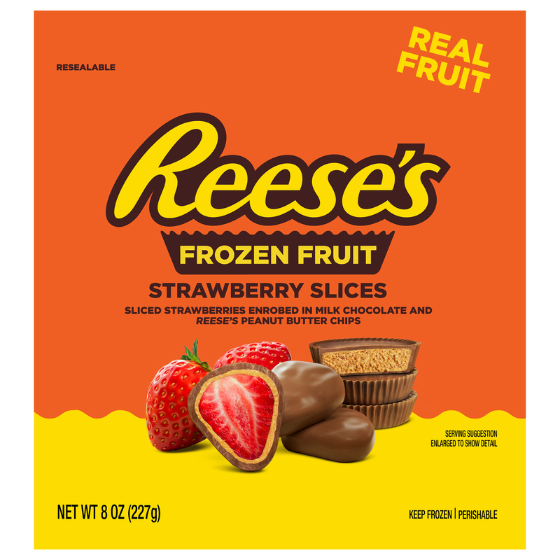 Reese's Strawberry Slices in Peanut Butter and Milk Chocolate
