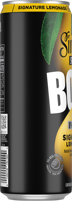 Simply Spiked BOLD Signature Hard Lemonade 8.0% ABV, Single, 24 oz