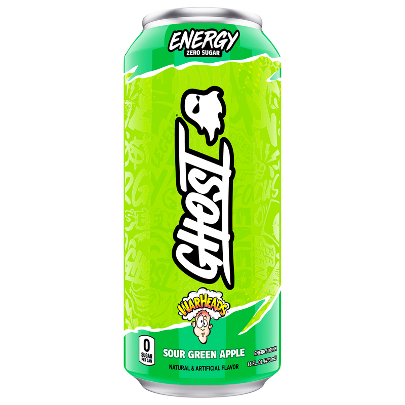 Ghost Zero Sugar Warheads Sour Green Apple Energy Drink | Giant