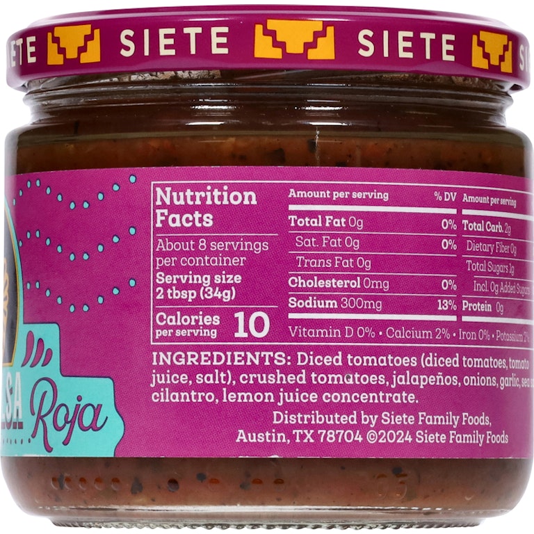 salsa nutrition bpc 157 Spicy Black Bean 6 Pack / 12.8 oz San Juan Salsa Co. Salsa,