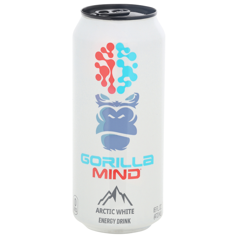 Gorilla Mind Energy Drink, Arctic White | Giant Eagle | Because It