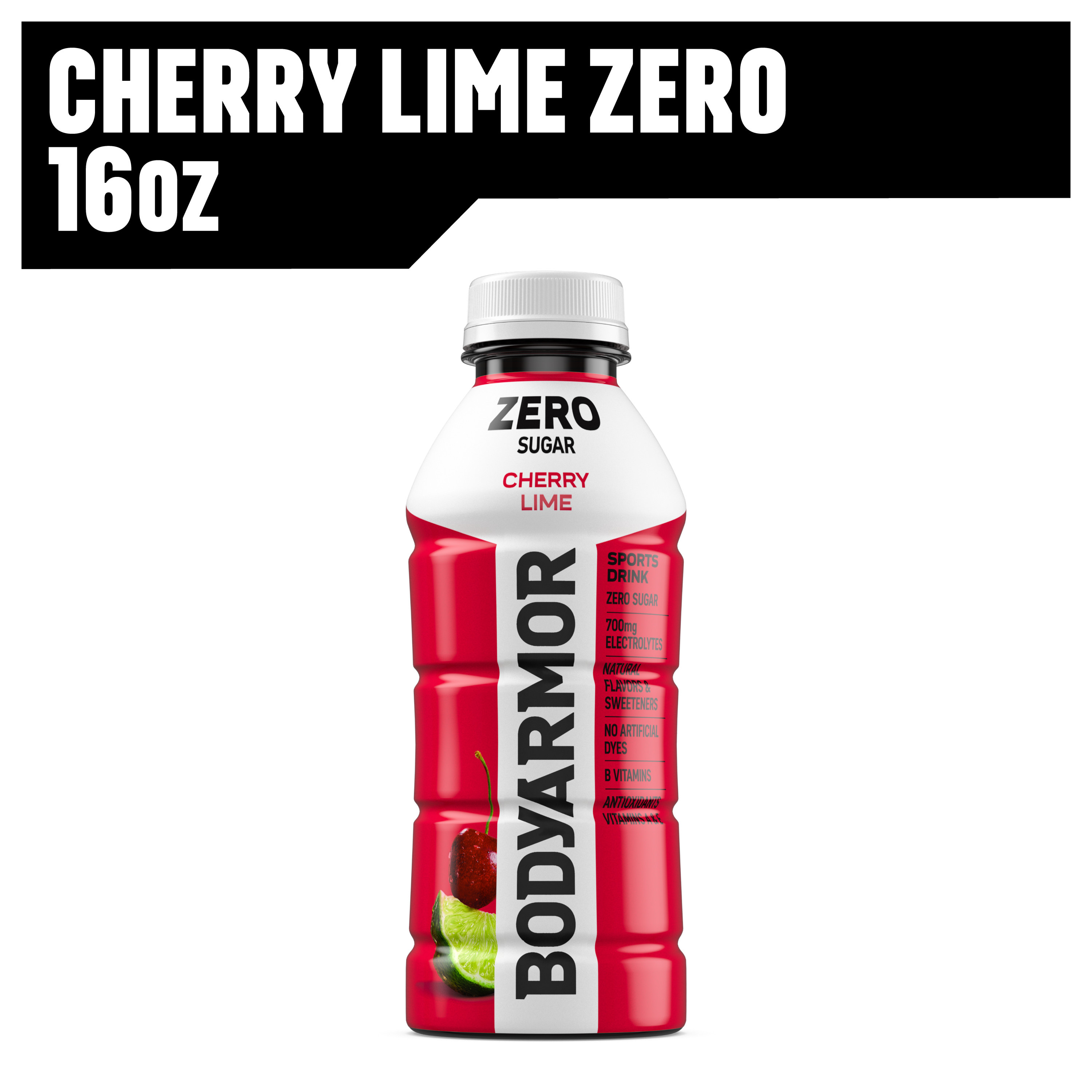 BODYARMOR Zero Sugar Cherry Lime Electrolyte Sports Drink